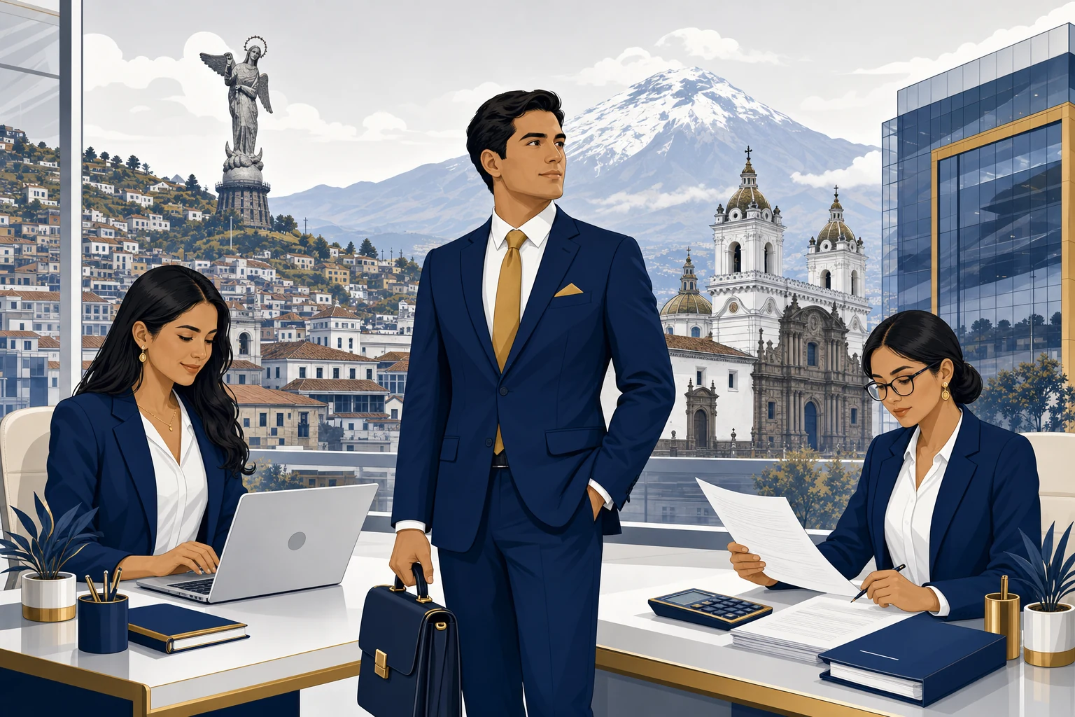 Profesionales independientes, empresas y contadores que usan firma electrónica en Ecuador